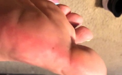 Maitresse Madelines solo foot fetish POV