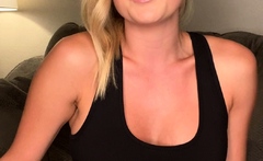 Home Made Amateur Blonde Masturbating