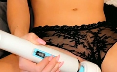 Awesome Amateur teen blonde toying pussy