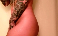 Big boobs milf masturbates with her dildo