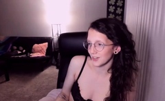 Pale amateur teen brunette Lynn Love