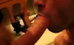 Big Cock Sucking and Facial for Amateur Stud