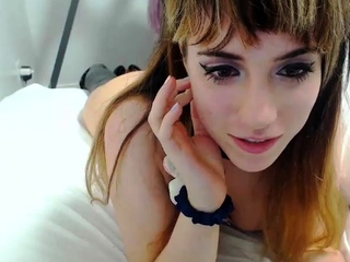 Petite amateur redheaded teen pisses and sucks cock