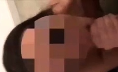 Amateur girlfriend handjob and blowjob with facial