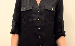 Young amateur teen in solo masturbation getting kinky