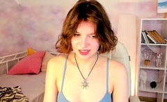 Small tits shemale gets banged in bed