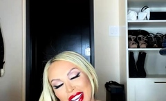 Hot Blonde With Big Boobs Solo