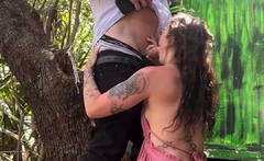 Brunette hookup amateur blowjob and dirtytalk sexdate