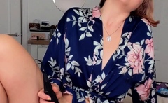 Stacked Brunette Goes Solo Toys And Masturbation