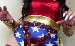 Amateur Brunette Anal Toy