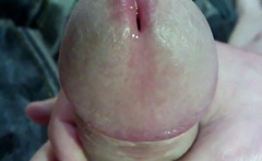 Big Cock Close-Up - Cumming Hard