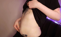Amateur Webcam Teen Flashes Masturbates