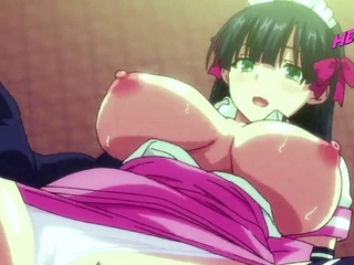 Uncensored Hentai Threesome Creampie Sex and Pussy Eating