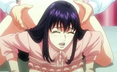 Momoka And Kanade Take Turns Sucking Boys Cock Before Sex