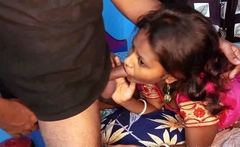 Indian Wife Deepthroat Blowjob With Cum Swallow