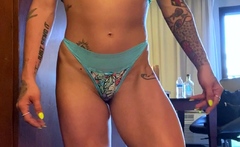 Amateur pantyhouse webcam teen strips and strokes her vagina