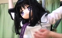Asian japanese amateur has deep throat