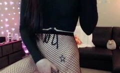 Close up teen pussy gaping action