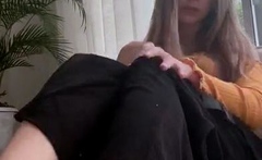 Exotic brunette hardcore foot fetish fuck