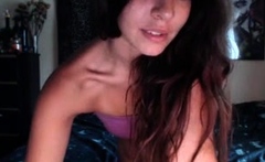 Hot Busty Webcam Babe Masturbate Solo