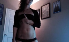 Amateur Webcam Teen Flashes Masturbates