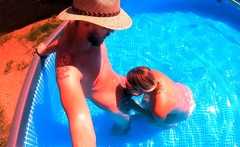 Very yummy amateur redhead blowjob