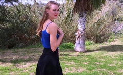 Hot amateur teen butt plug solo play