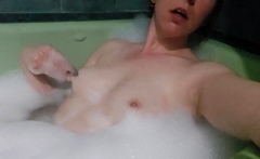 Bubble Bath Solo With A Teen Girl