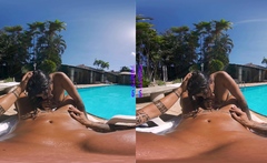 PURITYVR Curvy Latina Maria fucked poolside