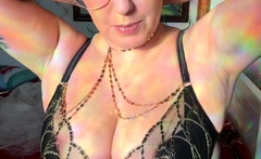 Big boobs camgirl rides her toy on webcam
