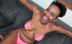 Big Tits Fat Ass Black Babe Tricked To Fuck