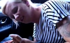 French Amateur Couple's Outdoor Adventure