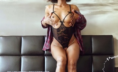 Welcome Home JOI- Your Ebony Babe Gives You JOI