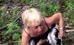 I Hope You Fuck Me Outdoors - Russian Blonde MILF Blowjob